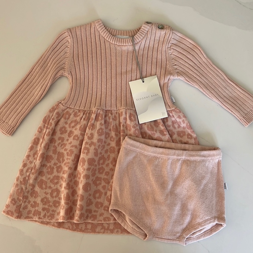 NWT Adorable Pink Sweater Dress